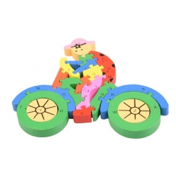 OKTATÓ FA PUZZLE KERÉKPÁR