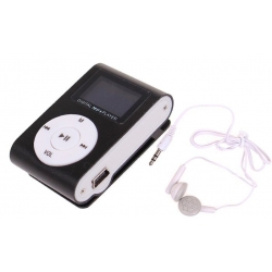 Mini MP3 lejátszó fekete kijelzővel