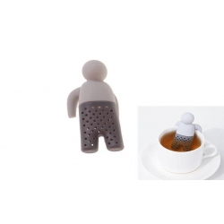 Szilikon teaszűrő ember forma