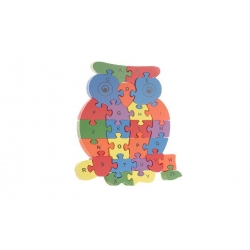 OKTATÓ FA PUZZLE BAGOLY, VAR. 1