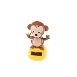 Szoláris táncoló dekoráció majom banánnal