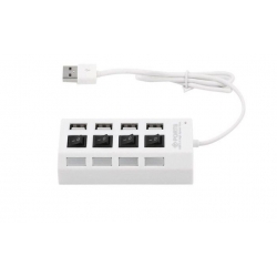 USB HUB 4 PORT FEHÉR