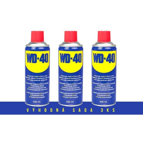 3 DB UNIVERZÁLIS KENŐANYAG WD-40 400 ML