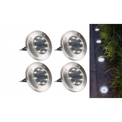 NAPELEMES KERTI LED LÁMPA 4 DB