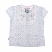 Dievčenské kvetinové tričko veľ.86