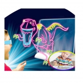 Magikus 3D grafikus tábla dinoszauruszok