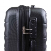 Fekete bőrönd szett - 3 darab