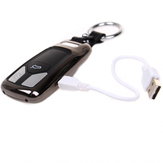 USB ÖNGYÚJTÓ - AUTÓKULCS FORMA, BARNA