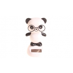 Szoláris táncoló dekoráció panda szemüveggel