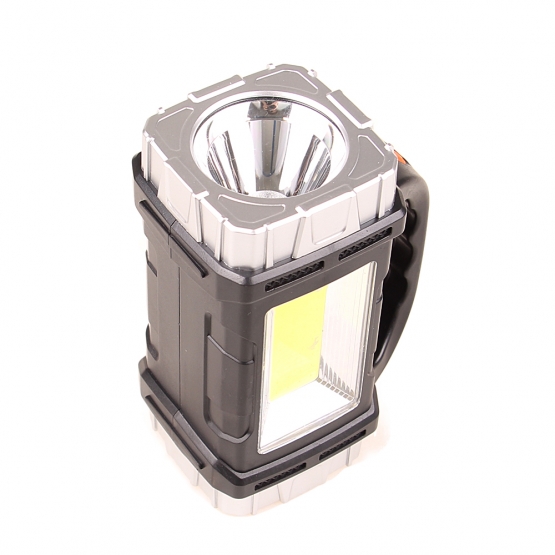 TÖBBFUNKCIÓS LED ZSEBLÁMPA GL-2289 EZÜST