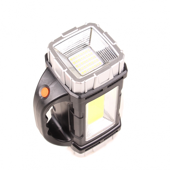 TÖBBFUNKCIÓS LED ZSEBLÁMPA GL-2289 EZÜST