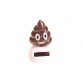 Szoláris táncoló dekoráció emoji poop