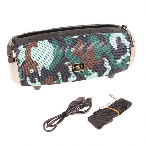 MULTIFUNKCIÓS BLUETOOTH HANGSZÓRÓ HF-F866 TEREPMINTÁS