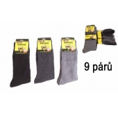 Munka zokni 9 pár, méret 35-38