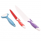 3 RÉSZES KÉSKÉSZLET SZÍNES