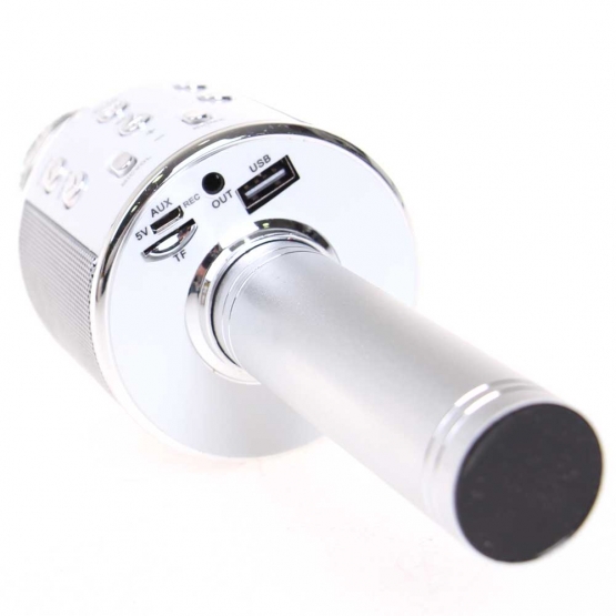 WS-858 Karaoké mikrofon Silver
