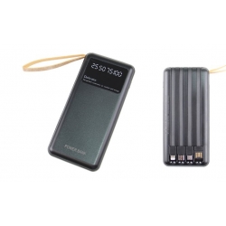 Powerbank 4 az 1-ben 20 000 mAh fekete