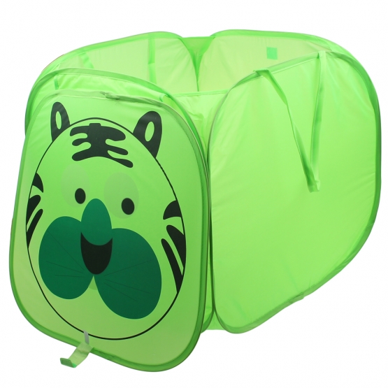 Játék tároló box tigris zöld
