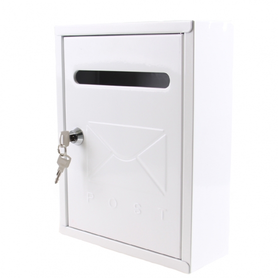 Fém postaláda fehér