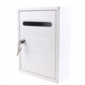 Fém postaláda fehér