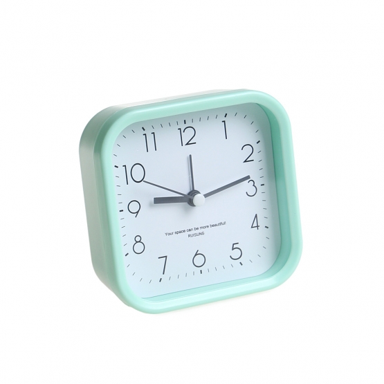 Ébresztőóra elemes zöld