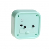 Ébresztőóra elemes zöld