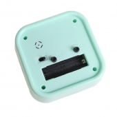 Ébresztőóra elemes zöld