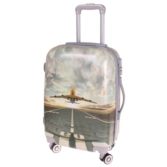 Kéményfalú bőrönd készlet (repülőtér) - 3 db