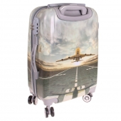 Kéményfalú bőrönd készlet (repülőtér) - 3 db