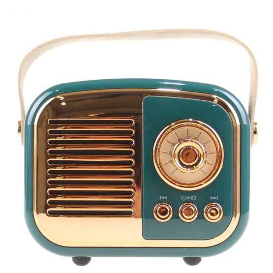 Bluetooth retro rádió BS-52D zöld