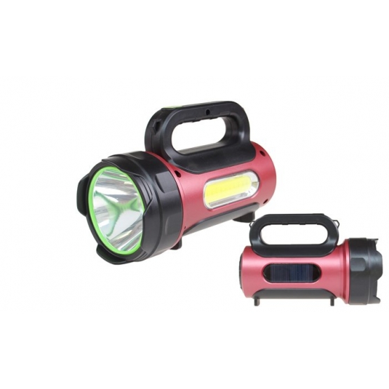 Hordozható LED kézilámpa HEL-T93 piros
