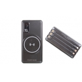 Gyorstöltő powerbank 20000mAh fekete