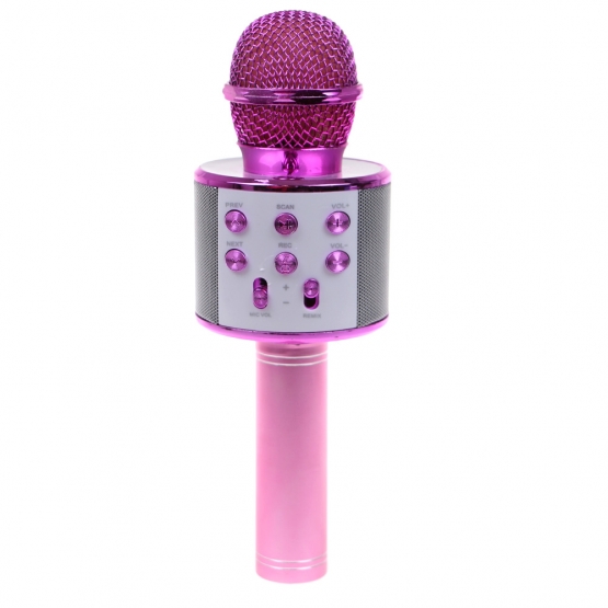 WS-858 Karaoké mikrofon Pink
