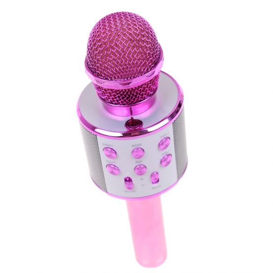 WS-858 Karaoké mikrofon Pink