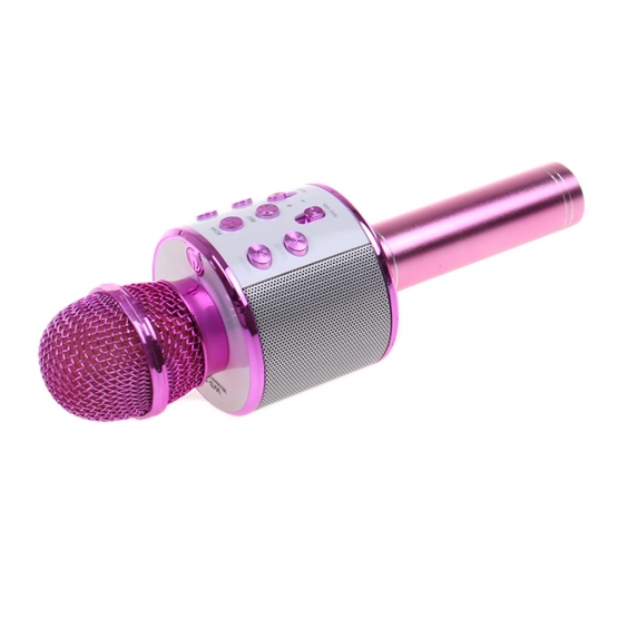 WS-858 Karaoké mikrofon Pink
