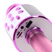 WS-858 Karaoké mikrofon Pink