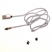 3 AZ 1-BEN MÁGNESES USB KÁBEL