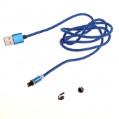 3 AZ 1-BEN MÁGNESES USB KÁBEL