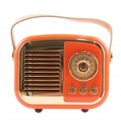 Bluetooth retro rádió BS-52D narancsszín