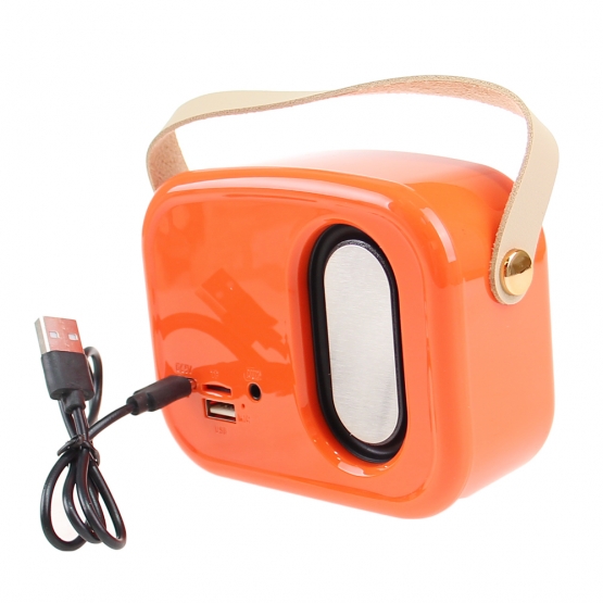 Bluetooth retro rádió BS-52D narancsszín
