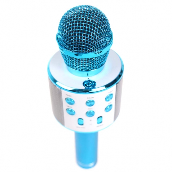 WS-858 Karaoké mikrofon kék
