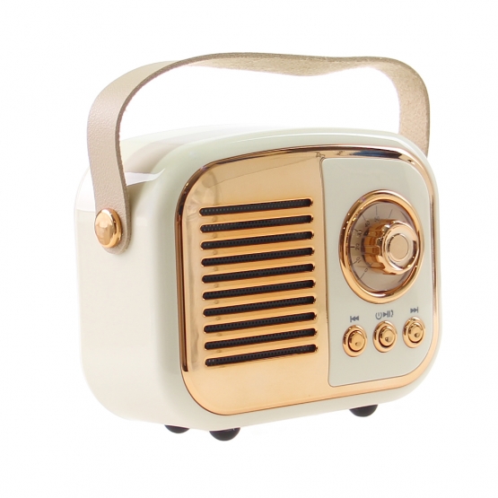 Bluetooth retro rádió BS-52D fehér