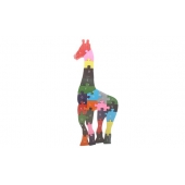 Oktató fa puzzle zsiráf var.2