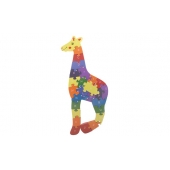 Oktató fa puzzle zsiráf var.5