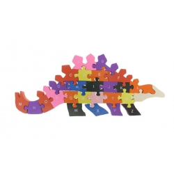 Oktató fa puzzle dinoszaurusz var.1