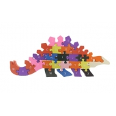 Oktató fa puzzle dinoszaurusz var.1