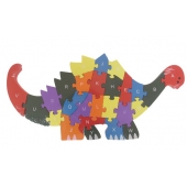 Oktató fa puzzle dinoszaurusz var.2