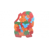Oktató fa puzzle oroszlán var.1