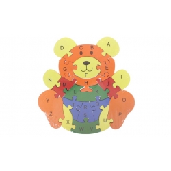Oktató fa puzzle maci var.1