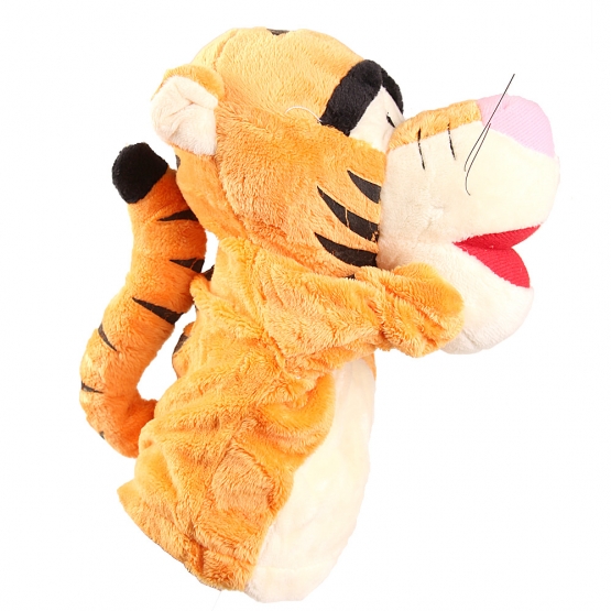 Plüss kesztyűbáb tigris